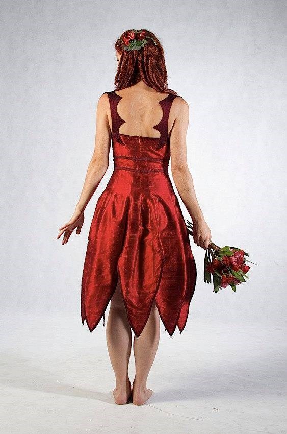 Red fairy dress by Zizzyfay