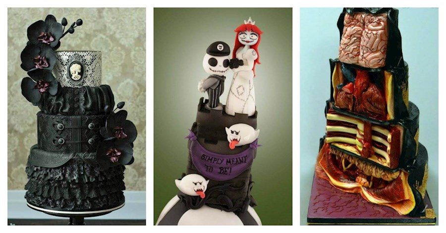 Spooky Halloween Wedding Cakes | Misfit Wedding