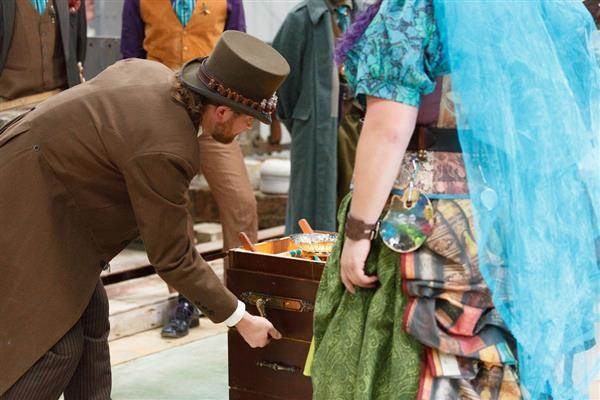 Steampunk wedding ring box