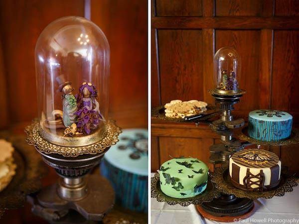 Steampunk wedding cakes