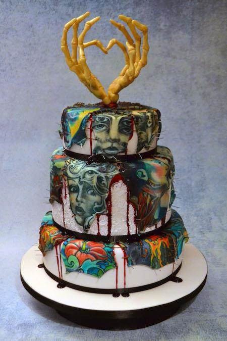 horror cake | Midjourney