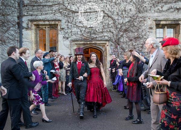 Gothic couple, just married!