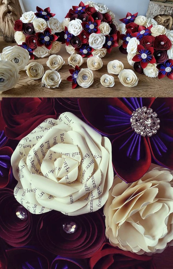 Harry Potter Themed Custom Silk Wedding Flowers - Reveal and
