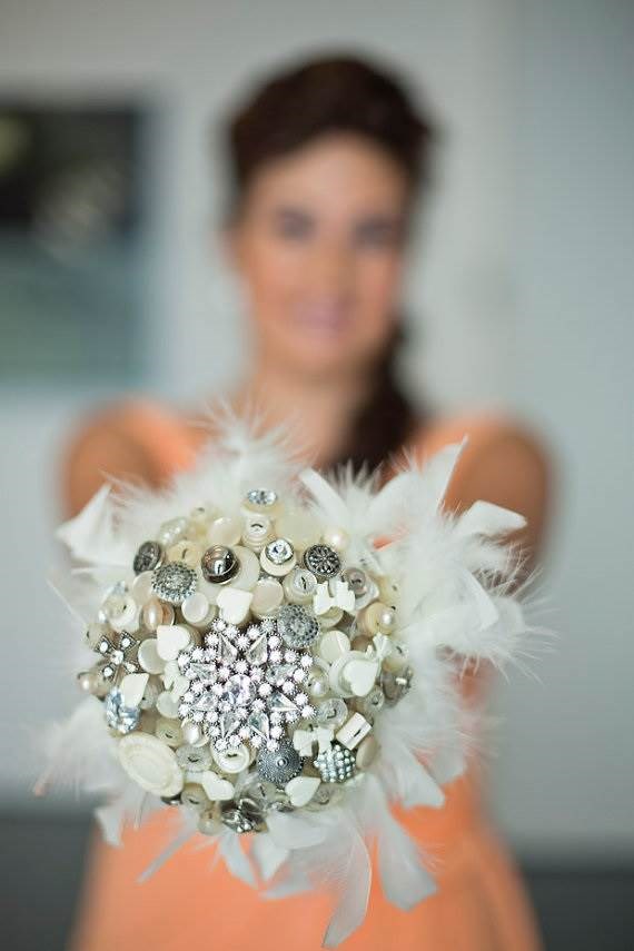 Shabby Chic Bouquet (Chris Cowley, Isle of Wight Wedding Photographer)