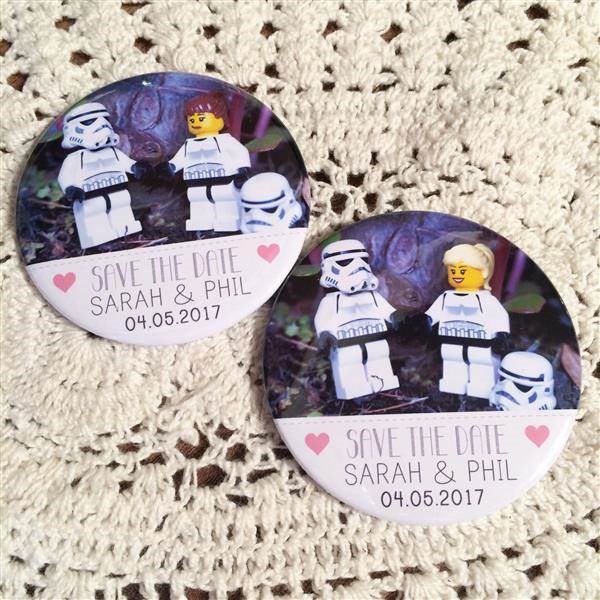 Lego Star Wars Save the Date magnets