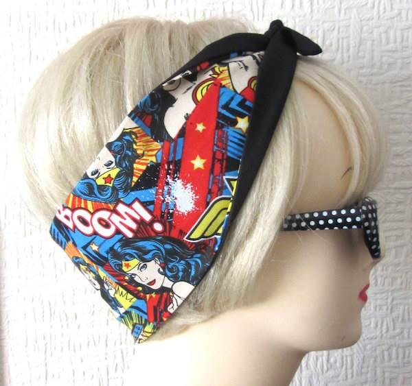 Wonder Woman head scarf from Dolly Cool