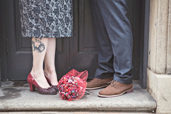 Alternative wedding photography by Lorna Lovecraft | Misfit Wedding